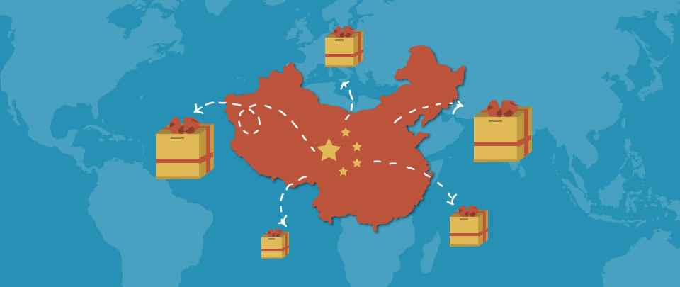 Five boxes trace back to China.