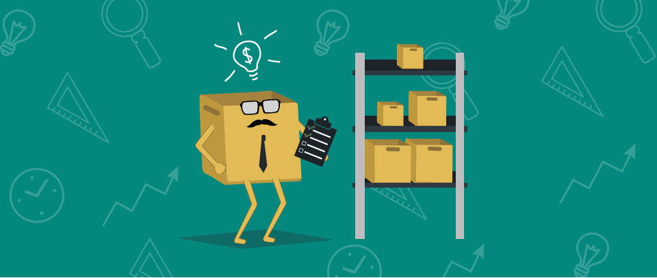 Bob the Box holds a checklist board as he determines the best inventory planning strategy.