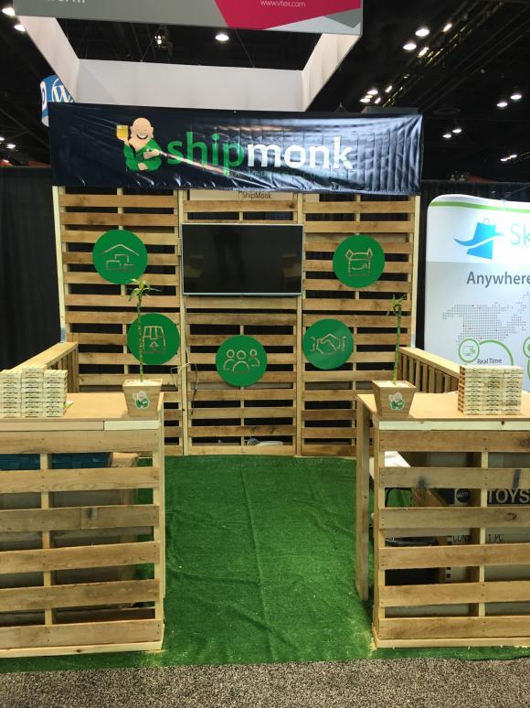 ShipMonk uses hacks to bootstrapping a trade show in order to build their own booth out of pallets.