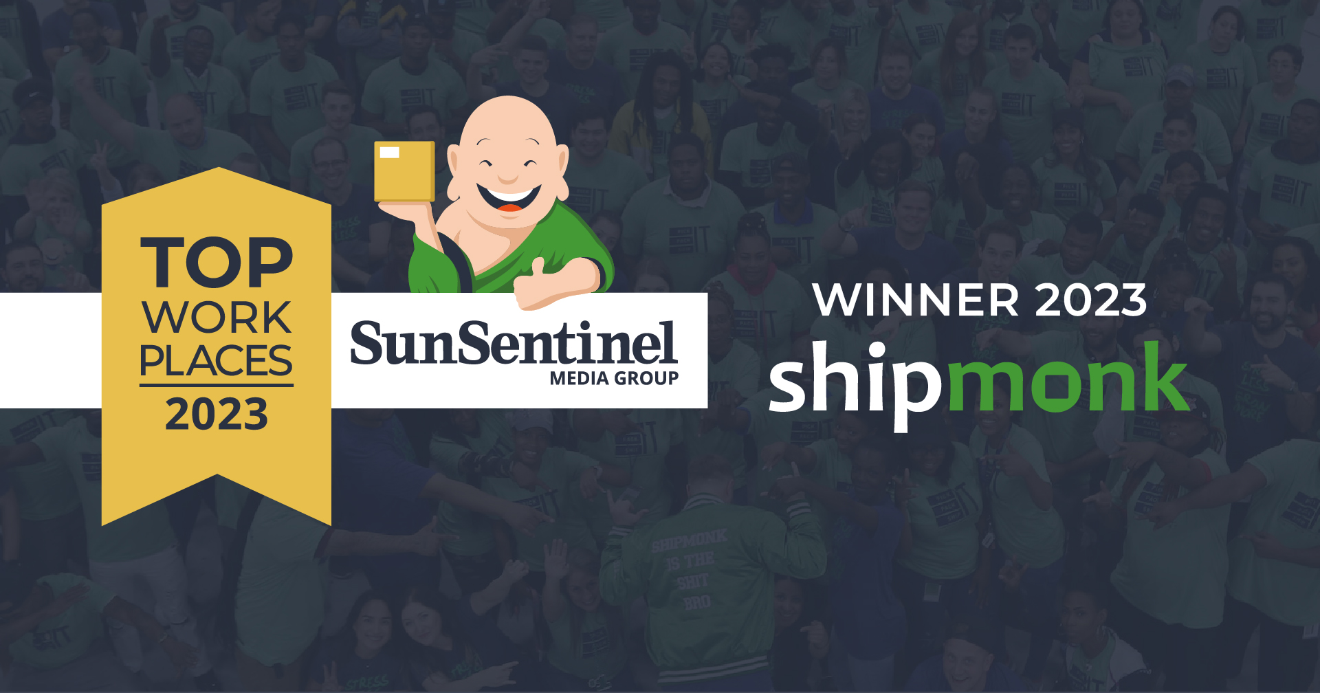 ShipMonk Wins Sun Sentinel South Florida Top Workplaces Award