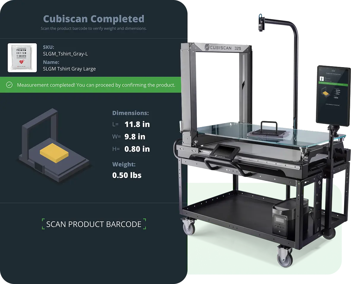 Cubiscan - ShipMonk | Fulfillment Center | Order Fulfillment Services