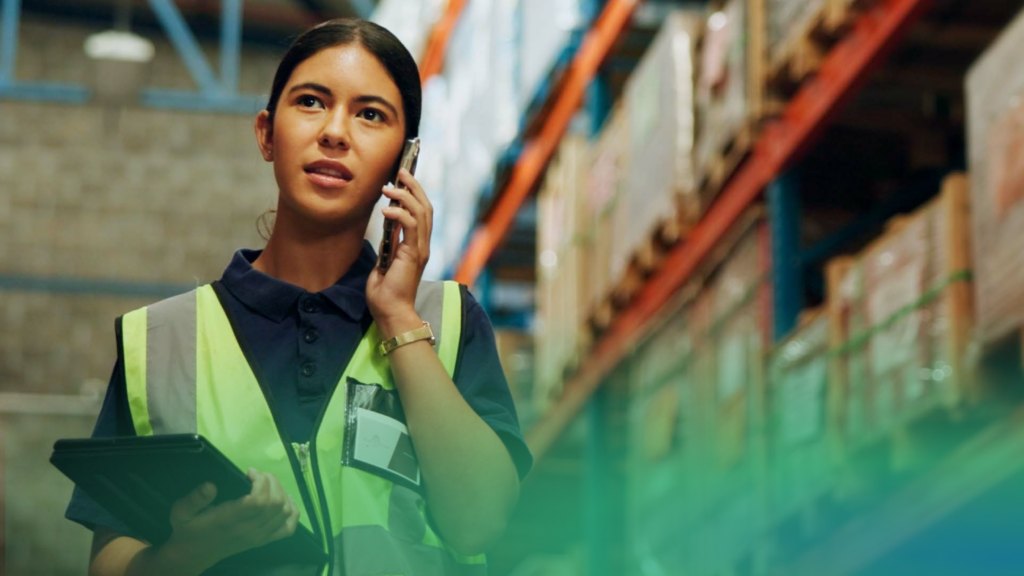 Here’s a wonderful snapshot from inside a bustling warehouse: A resourceful woman, donned in a bright high-visibility vest, expertly balances her tablet as she oversees ecommerce compliance—all while speaking confidently on the phone. The shelves behind her brim with organized boxes, ready for shipment. It’s the kind of calm competence and smart multitasking that keeps businesses thriving. At ShipMonk.com, we celebrate this dedication to order and efficiency every day—making fulfillment feel as warm and reliable as a friendly handshake. via ShipMonk.com