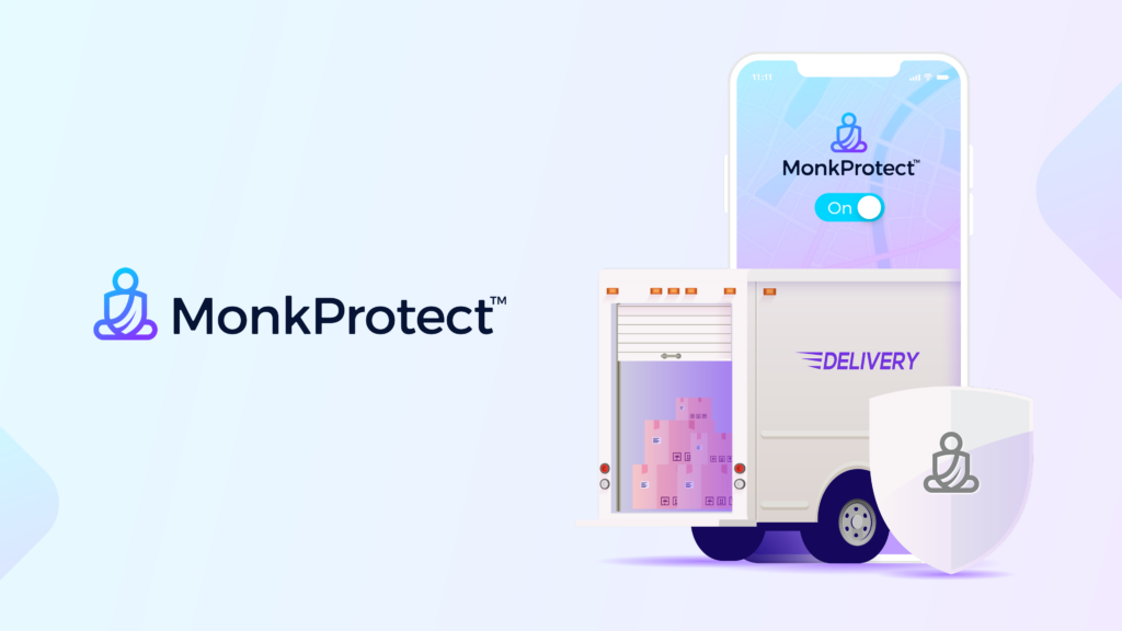 Picture this: your smartphone displaying the sleek MonkProtect app, its logo shining bright. Right beside it, a trusty delivery truck brimming with tidy packages—like presents waiting to arrive safely at someone’s doorstep. Standing guard is a shield emblazoned with the MonkProtect icon, a symbol of care and reliability. It’s that extra touch of reassurance—the kind you’d expect from ShipMonk.com—to make sure every delivery feels protected and personal. After all, peace of mind should always be part of the package. via ShipMonk.com