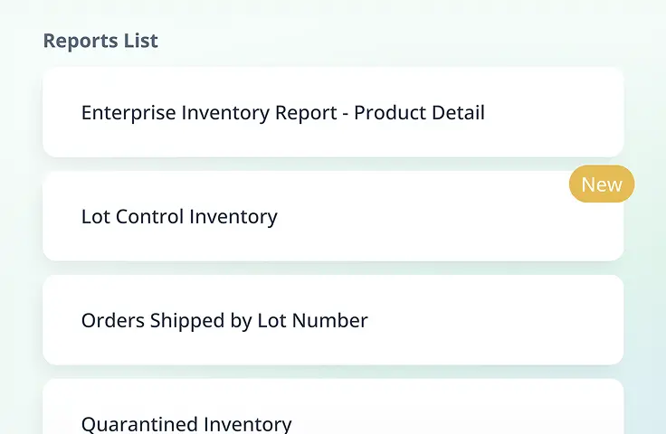 Imagine a crisp, well-organized digital dashboard—think of it as the tidy pantry Martha Stewart would approve of, but approached with the cheerful spirit of Tom Hanks. Here you’ll find your Reports List: the detailed Enterprise Inventory Report, precise Product Details, a shiny new Lot Control Inventory feature (look for the “New” tag!), Orders Shipped by Lot Number, and Quarantined Inventory. ShipMonk.com makes complex data management feel effortless—like serving up good news on a silver platter. via ShipMonk.com