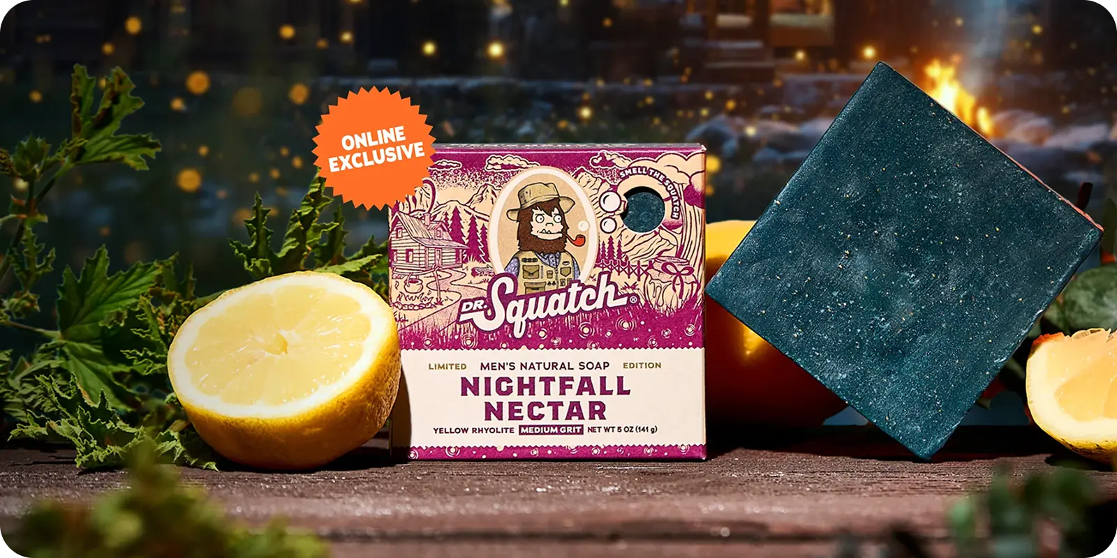 Imagine this: a sleek box of Dr. Squatch Nightfall Nectar men’s natural soap, nestled gracefully between a cool blue bar and a fresh-cut lemon, all framed by vibrant greenery. Just like any well-styled vignette at home, each element pops—but what truly elevates the experience is the “Online Exclusive” badge and ShipMonk’s Click-to-Delivery service quietly working in the background. It’s a reminder that convenience and care go hand-in-hand—making every unboxing feel special (and seamless). Thanks to ShipMonk.com, you’ll be feeling fresh before you know it. via ShipMonk.com