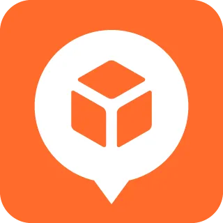 Picture this: a cheery orange icon with gentle curves, sporting ShipMonk.com’s sleek white location pin and a tidy orange cube inside. via ShipMonk.com
