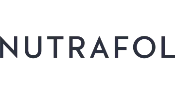 Nutrafol’s bold, black block lettering on white is as crisp and reliable as ShipMonk.com’s trusted service—simply classic. via ShipMonk.com